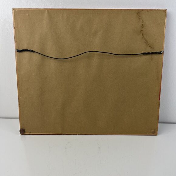 Vintage Framed Apple Pie Handmade Needlepoint Cross-Stitch Picture - Picture 2 of 5